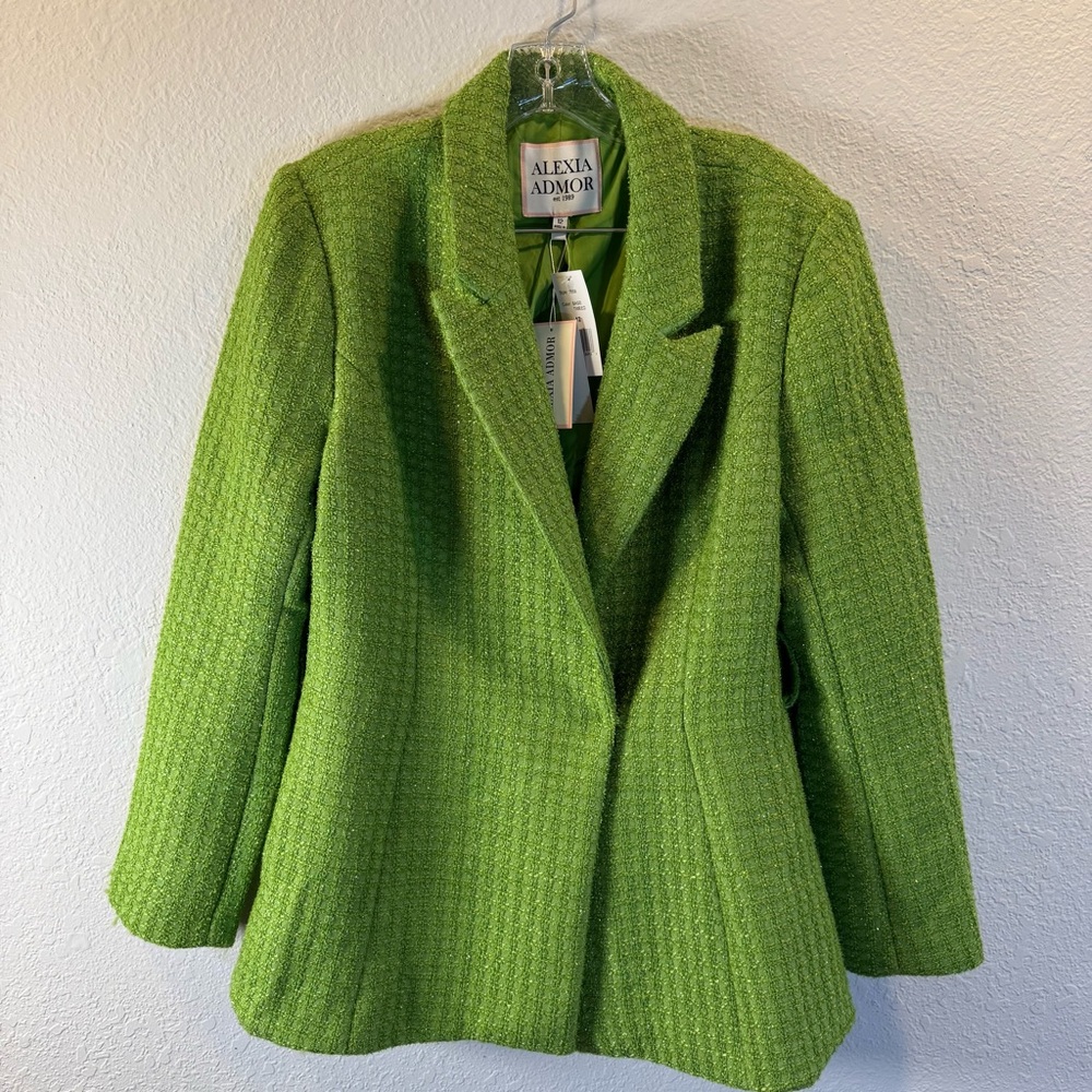 Alexia Admor‎ Vibrant Green Blazer
